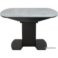 Аврора Корсика стекло 120-151.5x80 (мрамор серый 12/черный) Image #2