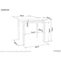 Signal Adam 90/65 (дуб ланселот/белый мат) Image #2