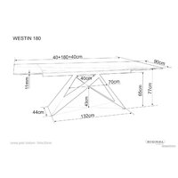 Signal Westin III ceramic WESTINIIIBC180 (белый мрамор/черный) Image #7