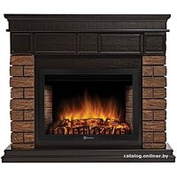 Firelight Bricks Wood 30 (камень темный, шпон венге)