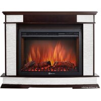 Firelight Scala 25 (камень сланец скалистый белый/шпон тёмный дуб) Image #1