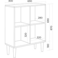 MONOFIX Одос 4 секции (сонома) Image #4