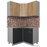 Интерлиния Мила Лайт 1.2x1.2 (дуб золотой-антрацит-дуб бунратти)
