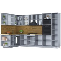 Интерлиния Мила Шато 1.88x3.2 ВТ левая (океан/океан/дуб бунратти) Image #2