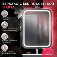 Doratiz Марта Voice 55x80 2711.944 (сенсорный выключатель, подогрев, голосовое управление) Image #16