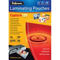 Fellowes Glossy Polyester Pouches А6, 125 мкм, 100 л