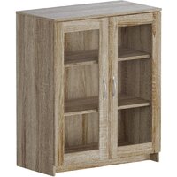 Mio Tesoro Сириус 2 двери со стеклом 78x95 2.02.03.360.3 (дуб сонома)