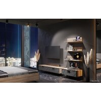 Стендмебель Даллас ТБ 02 (софт графит/дуб каньон) Image #6