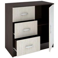 Стендмебель Бася КМ-553-М 3 ящика 1 створка (дуб белфорт-венге) Image #2