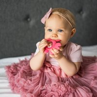 BabyOno Прорезыватель Краб, 3м+ (красный) Image #2