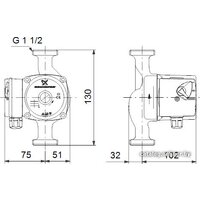 Grundfos UPS 25-40 130 Image #3