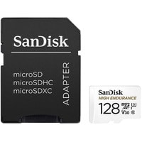 SanDisk High Endurance microSDXC SDSQQNR-128G-GN6IA 128GB (с адаптером) Image #1