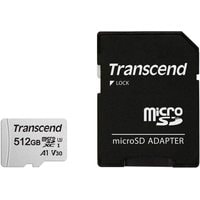 Transcend microSDXC 300S 512GB (с адаптером)