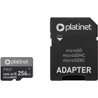 Platinet Pro 3 microSDXC PMMSDX256UIII 256GB + адаптер Image #1
