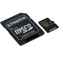 Kingston Gold microSDXC UHS-I (Class 3) U3 64GB + адаптер [SDCG/64GB] Image #2