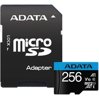 ADATA Premier AUSDX256GUICL10A1-RA1 microSDXC 256GB (с адаптером)