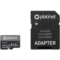 Platinet Pro 3 microSDXC PMMSDX512UIII 512GB + адаптер Image #1