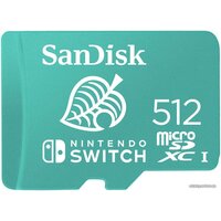 SanDisk Nintendo Switch Licensed Card Animal Crossing Edition microSDXC 512GB SDSQXAO-512G-GNCZN Image #1