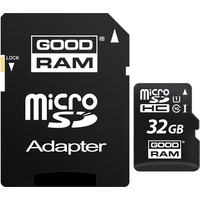 GOODRAM microSDHC (Class 10) UHS-I 32GB + адаптер [M1AA-0320R11]