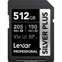 Lexar Professional SILVER PLUS SDXC LSDSIPL512G-BNNNG 512GB