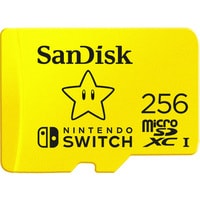 SanDisk Nintendo Switch Licensed Card Super Mario Edition microSDXC 256GB SDSQXAO-256G-GNCZN Image #1