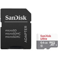 SanDisk Ultra SDSQUNR-064G-GN3MA microSDXC 64GB (с адаптером)