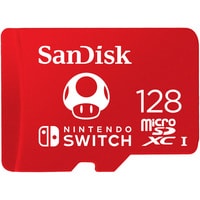 SanDisk Nintendo Switch Licensed Card Super Mario Edition microSDXC 128GB SDSQXAO-128G-GNCZN Image #1