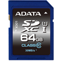 A-Data Premier SDXC UHS-I (Class 10) 64GB (ASDX64GUICL10-R) Image #1