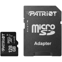 Patriot microSDXC LX Series (Class 10) 128GB + адаптер [PSF128GMCSDXC10] Image #1