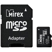 Mirex microSDHC UHS-I (Class 10) 16GB + адаптер [13613-ADSUHS16] Image #1