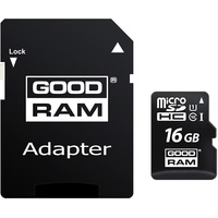 GOODRAM M1AA microSDHC M1AA-0160R12 16GB (с адаптером)