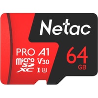 Netac P500 Extreme Pro 64GB NT02P500PRO-064G-R + адаптер