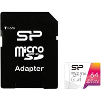 Silicon-Power Elite microSDXC SP064GBSTXBV1V20SP 64GB Image #2