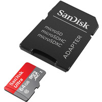 SanDisk Ultra microSDXC UHS-I + адаптер 64GB [SDSQUNC-064G-GN6MA] Image #2