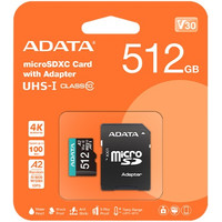 ADATA Premier AUSDX512GUICL10A1-RA1 microSDXC 512GB (с адаптером) Image #1