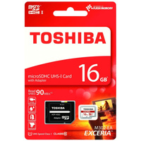 Toshiba EXCERIA microSDHC 16GB + адаптер [THN-M302R0160EA] Image #3