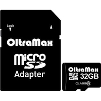 OltraMax microSDHC Class 10 32GB +адаптер