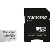 Transcend microSDXC 300S 128GB + адаптер Image #1