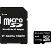 Silicon-Power microSDHC (Class 6) 4 Гб (SP004GBSTH006V10-SP)