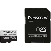 Transcend microSDXC TS128GUSD350V 128GB (с адаптером) Image #1