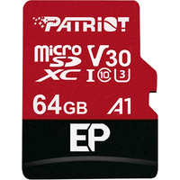 Patriot microSDXC EP Series PEF64GEP31MCX 64GB (с адаптером)