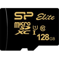 Silicon-Power Elite Gold microSDXC SP128GBSTXBU1V1GSP 128GB (с адаптером) Image #1
