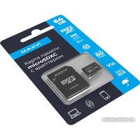 Maxvi microSDXC 64GB MSD64GBC10V10 (с адаптером) Image #2