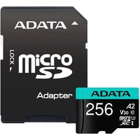 ADATA Premier Pro AUSDX256GUI3V30SA2-RA1 microSDXC 256GB (с адаптером) Image #1