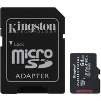 Kingston Industrial microSDXC SDCIT2/64GB 64GB (с адаптером)