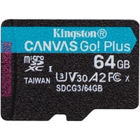 Kingston Canvas Go! Plus microSDXC 64GB (с адаптером) Image #2