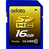 ADATA Turbo SDHC (Class 6) 16 Гб (ASDH16GCL6-R)