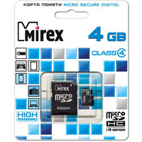 Mirex microSDHC (Class 4) 4GB (13613-ADTMSD04) Image #3