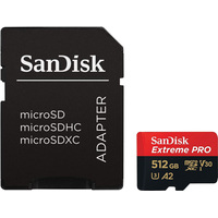 SanDisk Extreme PRO microSDXC SDSQXCD-512G-GN6MA 512GB (с адаптером)