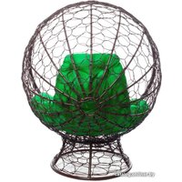 M-Group Кокос на подставке 11590204 (коричневый ротанг/зеленая подушка) Image #7